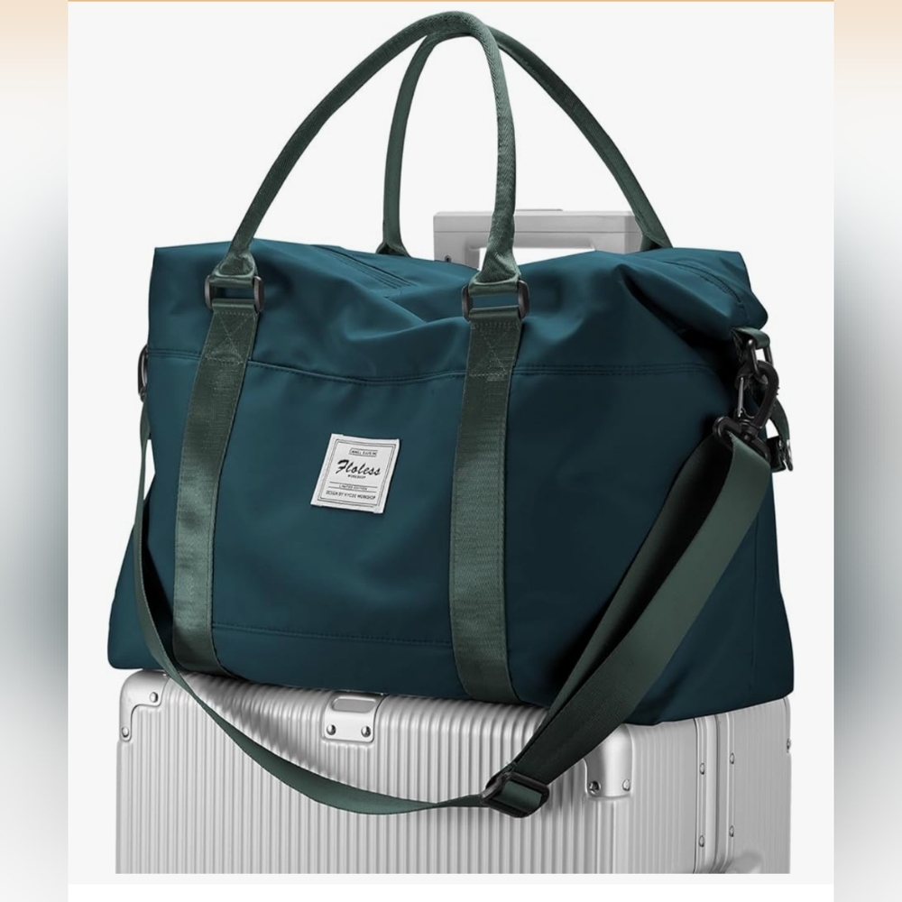 Floless Workshop Travel Duffel Bag in Deep Teal